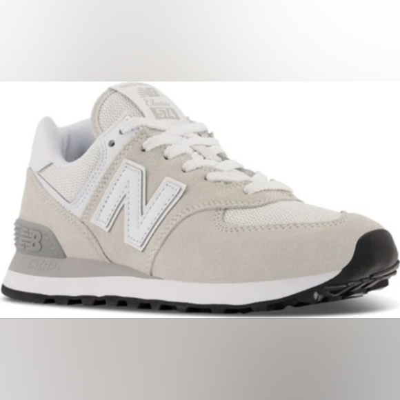 New Balance 574 Sneakers in Grey/Off-White - Picture 2 of 11